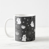 Mug Halloween Éffrayant gris foncé (Gauche)