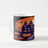 Mug Halloween éffrayant Haunted House (Devant gauche)
