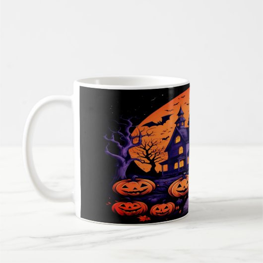 Mug Halloween éffrayant Haunted House (Gauche)