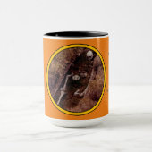 Mug Halloween Effrayant Skeleton os Grave Photo Design (Centre)