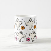 Mug Halloween éffrayant Super Fantômes & Fleurs (Centre)