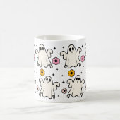 Mug Halloween éffrayant Super Fantômes & Fleurs (Centre)