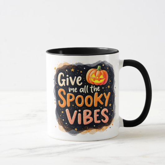 Mug Halloween éffrayant Vibes (Droite)