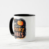 Mug Halloween éffrayant Vibes (Devant gauche)