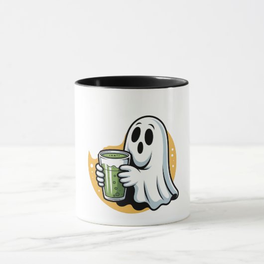 Mug Halloween éffrayante de Matcha à boire (Centre)