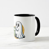 Mug Halloween éffrayante de Matcha à boire (Devant droit)