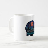 Mug Halloween Est Howling Wolf Red Moon Zombie Hand_1 (Devant gauche)