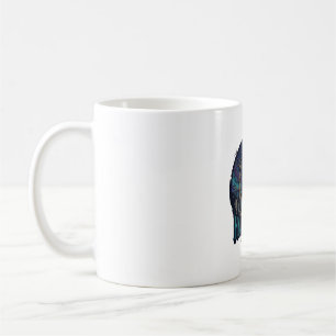 Mug Halloween Est Howling Wolf Red Moon Zombie Hand_1