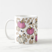 Mug Halloween esthétique Citrouille rose (Gauche)