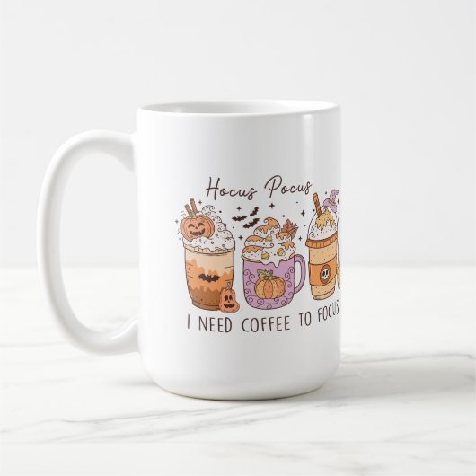 Mug Halloween et café (Gauche)