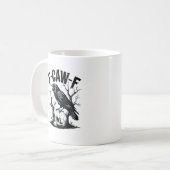 Mug Halloween F-Caw-F Bird Crow Women Men Retro Classi (Devant gauche)