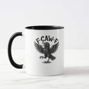 Mug Halloween F-Caw-F Oiseau Corbeau Femmes Hommes Min