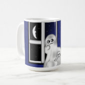 Mug Halloween/Fantôme et Lune (Devant gauche)