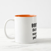 Mug Halloween fantôme mignon noir et orange (Gauche)