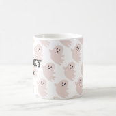 Mug Halloween Fantôme rose Éffrayant (Centre)