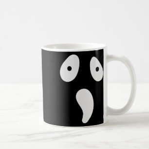 Mug Halloween Fantôme Silencieux Visage Costume Drôle