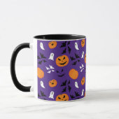 Mug Halloween fantômes citrouille chauves-souris amusa (Gauche)