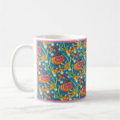 MUG HALLOWEEN FLAMANT ROSE ROSE & CHAT NOIR EN CITROUI (Gauche)