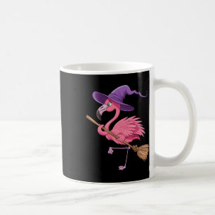 Mug Halloween Flamant rose Sorcière Casquettes Costume