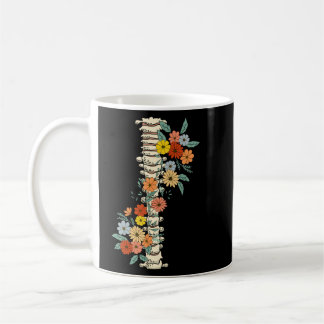 Mug Halloween Floral Spine Grow Through It Wildflowers