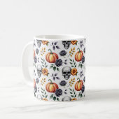 Mug Halloween florale d'automne (Devant gauche)