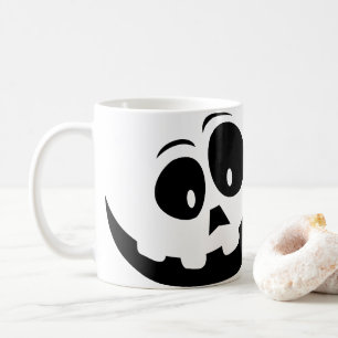 Mug Halloween fou Fantôme visage