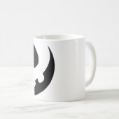 Mug Halloween fou Fantôme visage (Devant droit)