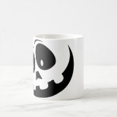 Mug Halloween fou Fantôme visage (Centre)