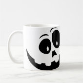 Mug Halloween fou Fantôme visage (Gauche)