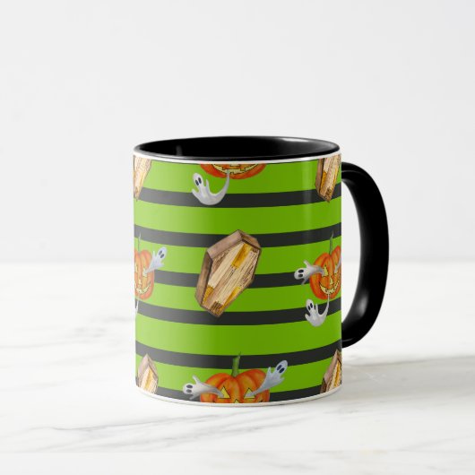 Mug Halloween fractionné (Devant droit)