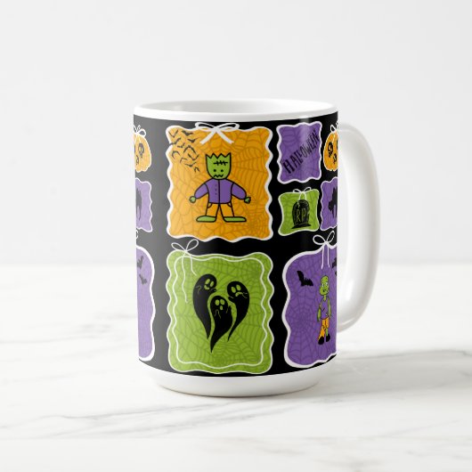 Mug Halloween Frankenstein Coquette (Devant droit)