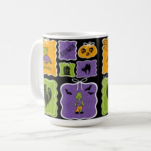 Mug Halloween Frankenstein Coquette (Devant gauche)