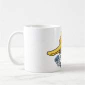Mug Halloween fumer le crâne avec un dessin de Bandana (Gauche)
