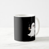 Mug Halloween Ghost Walking Dog Soky Season Halloween (Devant droit)
