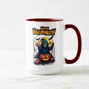 Mug Halloween : Ghosts mignons et famille Citrouille