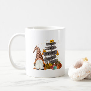 Mug Halloween Gnomes, Automne, Citrouille, Hayrides