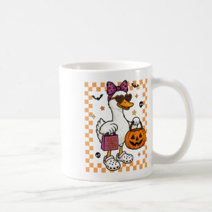 Mug Halloween Goose Ghost Bow Coquette Trucs Ou Traite