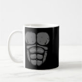 Mug Halloween Gorilla Singe Belly Costume poitrine Hom (Gauche)