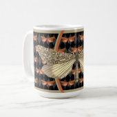 Mug Halloween gothique en diamant de papillon (Devant gauche)