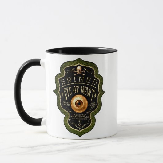 Mug Halloween Gothique Oeil De Nouvelle Potion De Sorc (Gauche)