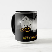 Mug Halloween Graveyard, Ghost Jack-o-lanterns et Bat (Devant gauche)
