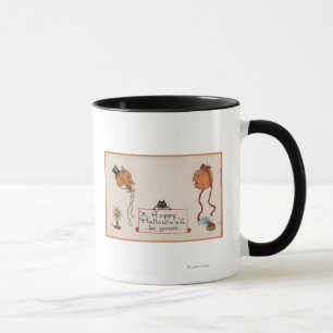 Mug Halloween GreetingMr. Et Mme Jack-o'-lantern