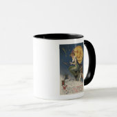 Mug Halloween GreetingWitch en vol (Devant droit)