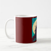 Mug Halloween - Haunted Castle Woodcut 3 (Gauche)