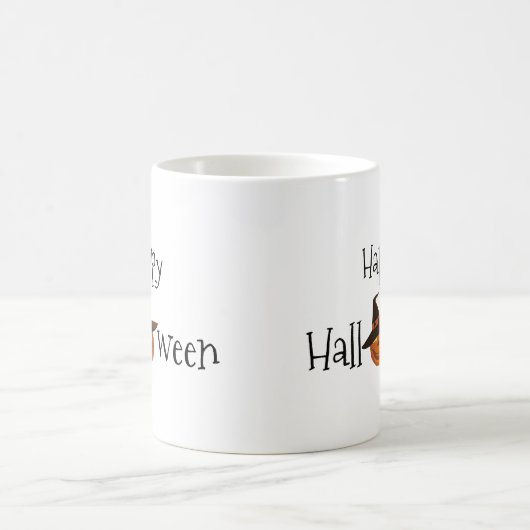 Mug Halloween heureux citrouille (Centre)