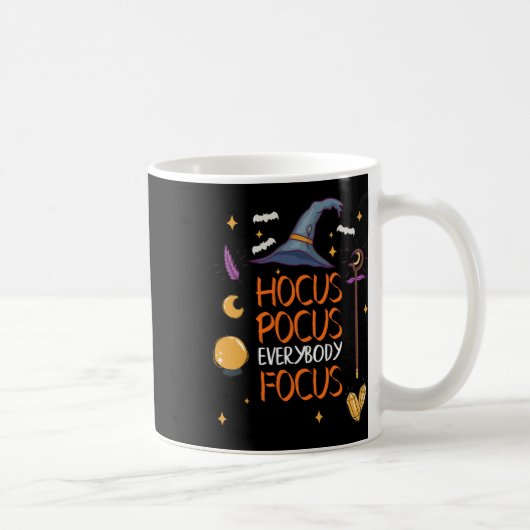 Mug Halloween Hocuss Pocus Tout le monde Focus Enseign (Droite)