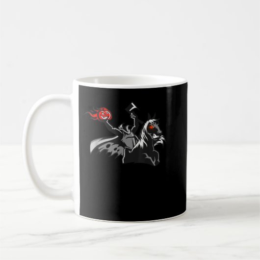 Mug Halloween Horseman Citrouille Reaper (Gauche)