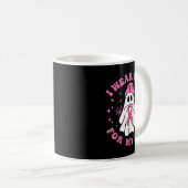Mug Halloween I Wear Pink For My Mom Breast Cancer Kid (Devant droit)
