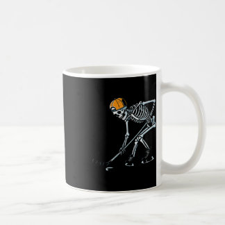 Mug Halloween Ice Hockey Skeleton Costume Boys Kids Yo