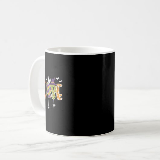Mug Halloween Infirmière Stethoscope mignonette Scrub  (Devant gauche)